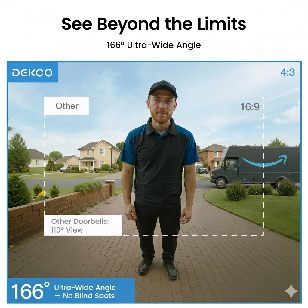 Dekco™ 3MP Wireless Video Doorbell