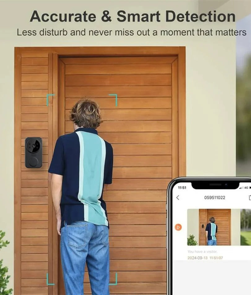VibeGuard™ Wireless Video Doorbell