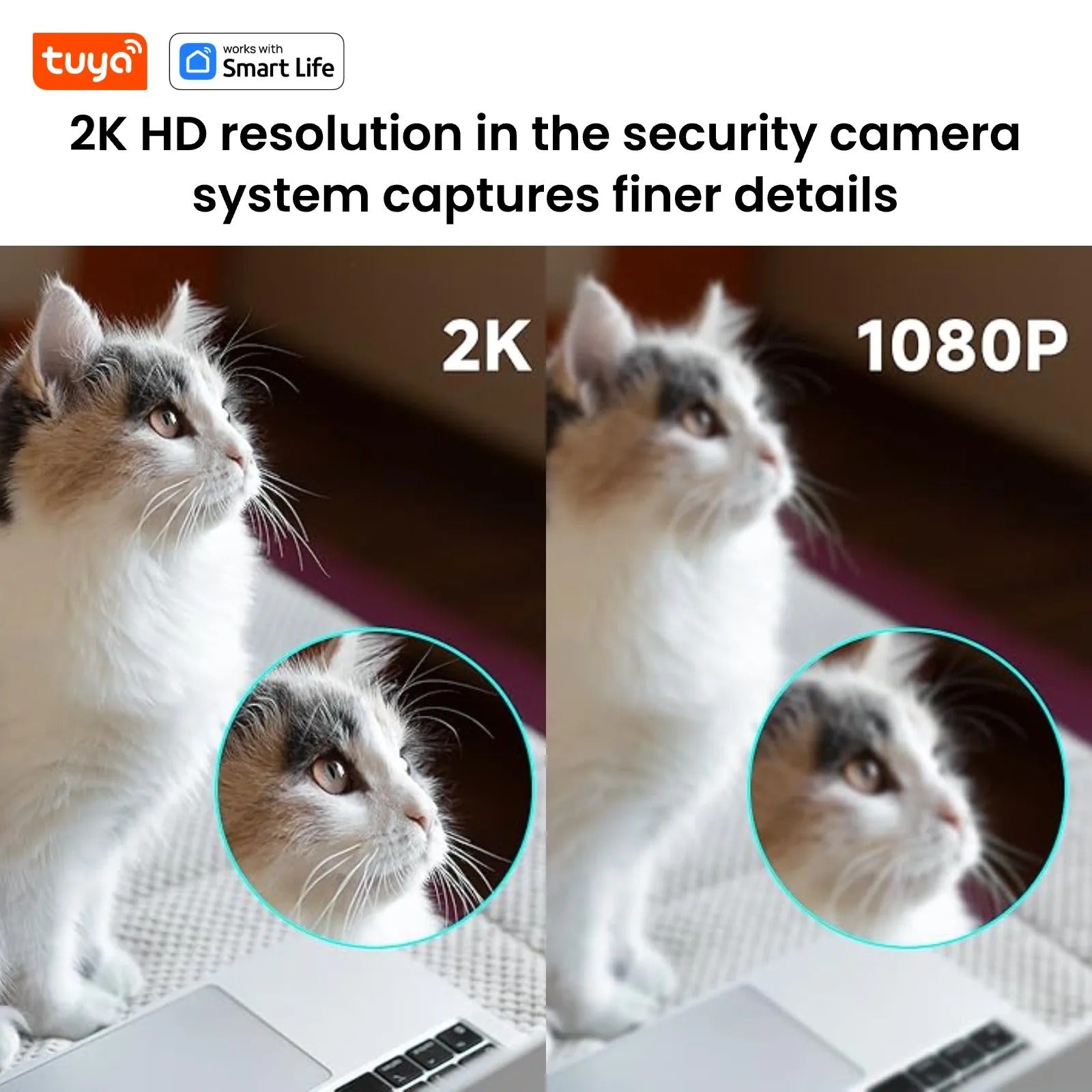 Tuya™ Smart 2K UHD Home Security Camera