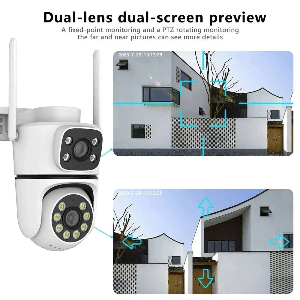 Tuya™ 10MP Dual-Lens 5G WiFi Security Camera