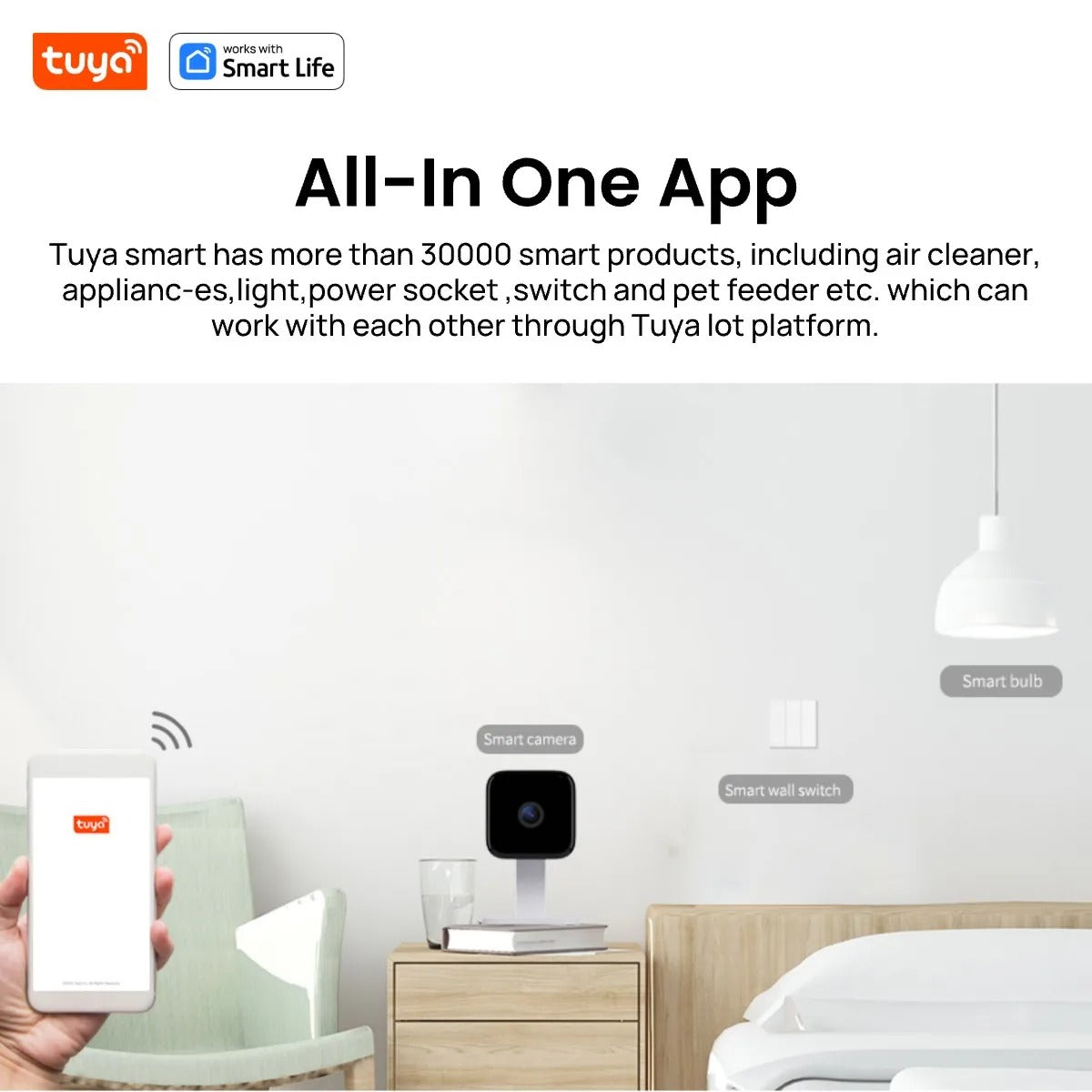 Tuya™ Smart 2K UHD Home Security Camera