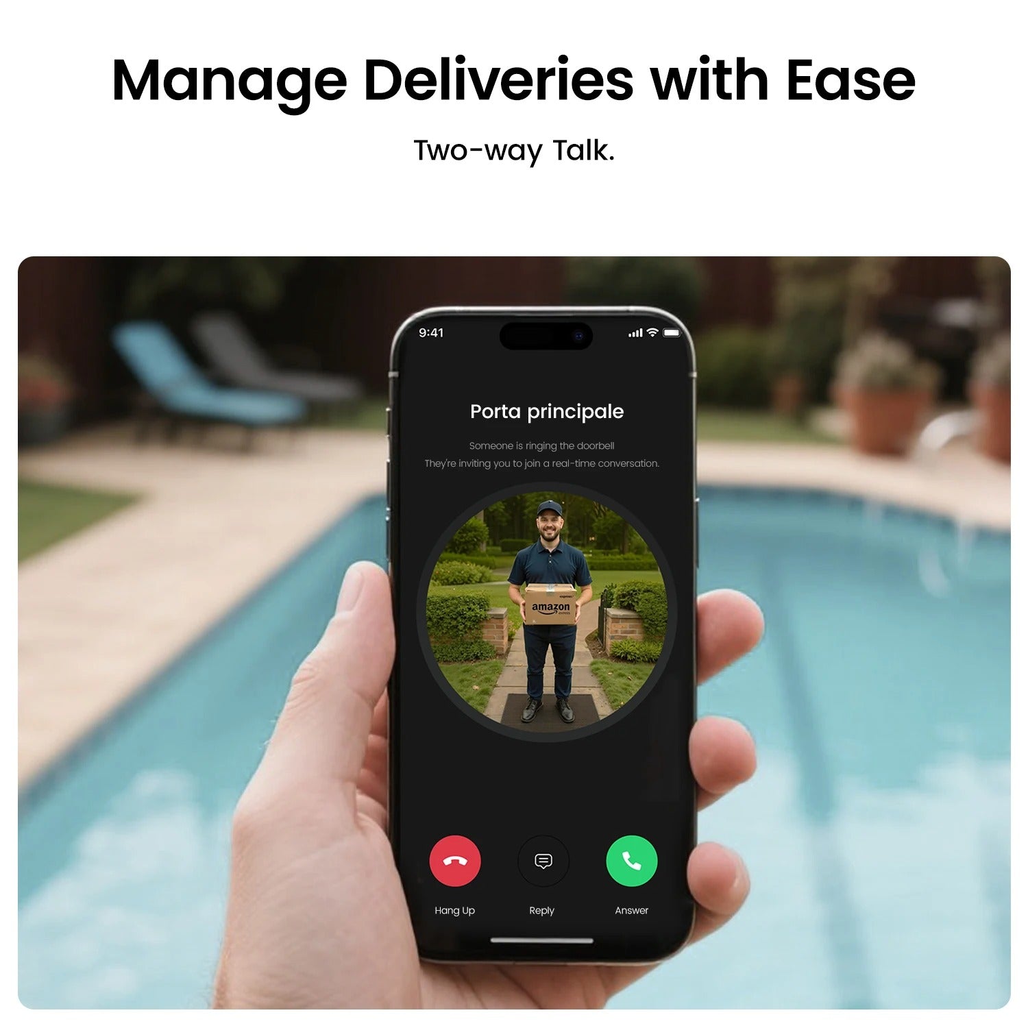 Dekco™ 3MP Wireless Video Doorbell