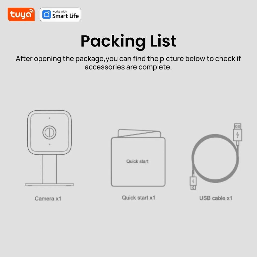 Tuya™ Smart 2K UHD Home Security Camera