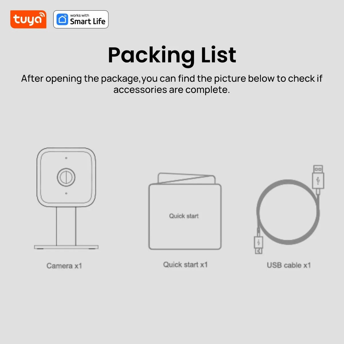 Tuya™ Smart 2K UHD Home Security Camera
