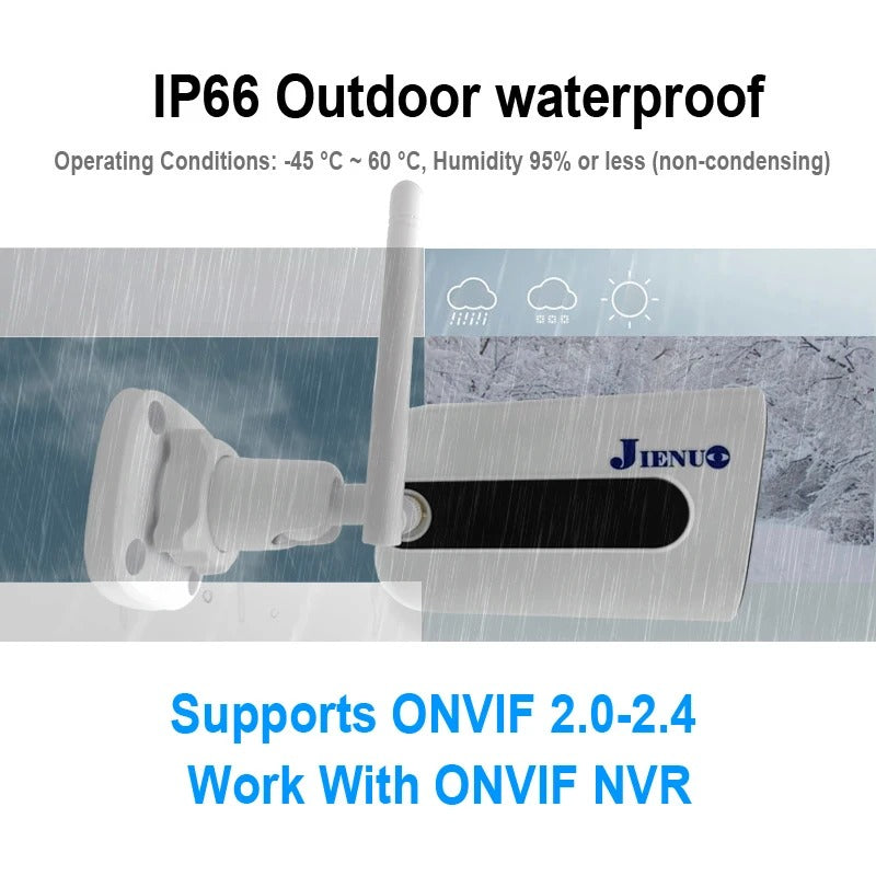 JIENUO™ 5MP HD Outdoor Wireless Camera