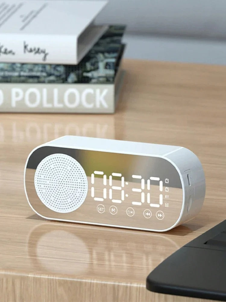 NeuralBeat™ 3-in-1 Smart Bluetooth Speaker & Mirror Alarm Clock